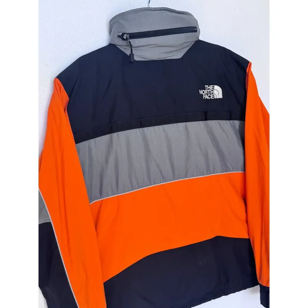 The North Face Steep Tech 2009 Ski Jacket XL Orange Gray Black Gorpcore